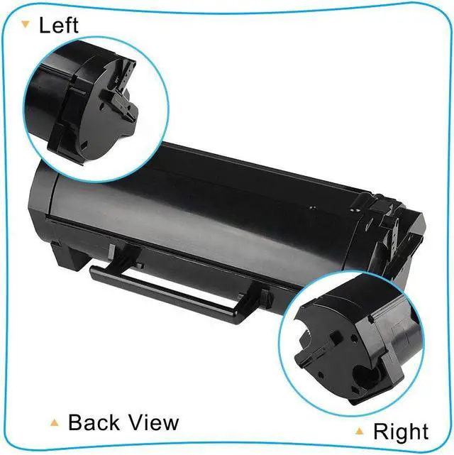 Alt view image 3 of 7 - 1 Pack Toner Cartridge for Dell B2360d B2360dn B3460dn B3465dn B3465dnf Black - OEM