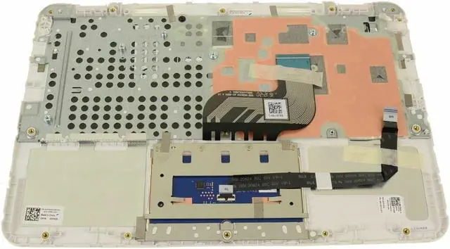 Alt view image 6 of 8 - French English Dell OEM Inspiron 3180 Palmrest Touchpad Laptop Keyboard 71N55