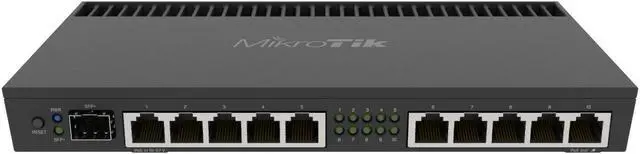 Alt view image 13 of 20 - Mikrotik RB4011iGS+RM 10 port Router with 1x SFP+ 10Gbps port Quad-core 1.4Ghz CPU and Rack Ears