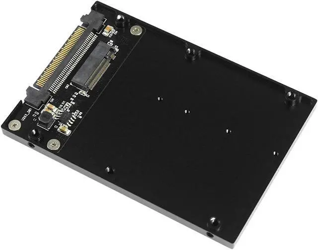 Alt view image 3 of 4 - Vantec Multi-Size M.2 NVMe to U.2 (SFF-8639) 2.5"" SSD Adapter (MRK-NVM2U2-BK), Convert M.2 NVMe into U.2 not for SATA, Black