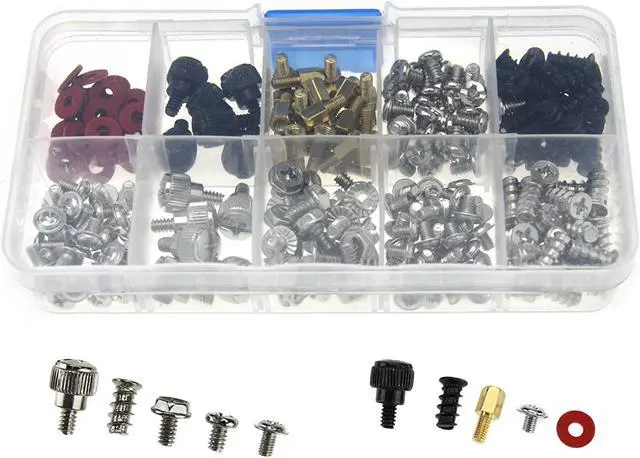 Main image of 228pcs Computer PC Screws Kit with Case for Motherboard Case Fan Hard Disk Notebook