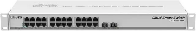 Alt view image 7 of 14 - MikroTik - CSS326-24G-2S+RM - Cloud Smart Switch 326-24G-2S+RM with 24x Gigabit Ethernet ports, 2x SFP+ cages, 1U