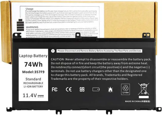 Main image of 74Wh New Laptop Battery for Dell Inspiron 15 7000 7559 7567 7566 7759 7557 5577 INS15PD Series P57F P57F003 P65F P65F001 0GFJ6 71JF4 0GFJ6 071JF4 357F9
