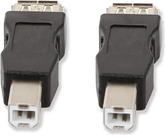 Alt view image 5 of 6 - Electop 2 Pack USB 2.0 A Female to USB B Print Male Adapter Converter