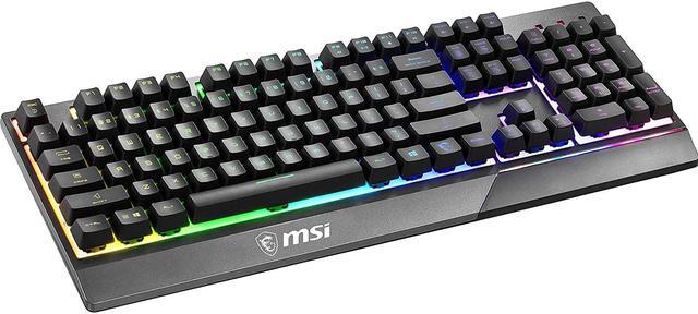 Alt view image 12 of 20 - MSI VIGOR GK30 KB Vigor GK30 Wired Membrane 6 Zones RGB Lighting Gaming Keyboard