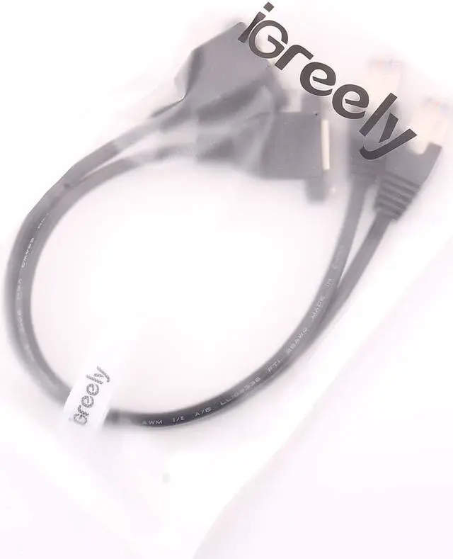 Alt view image 5 of 5 - Ethernet Extender - iGreely 2Pack RJ45 Male to Female Screw Panel Mount Cat6/Cat5e/Cat5 Ethernet LAN Network Extension Cable 2ft/60cm