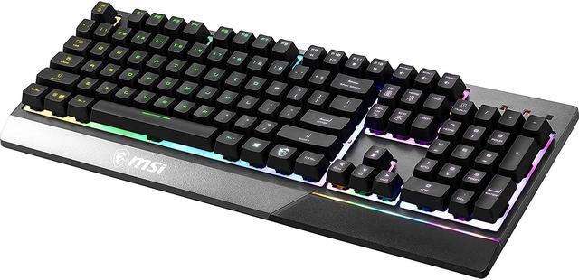 Alt view image 13 of 20 - MSI VIGOR GK30 KB Vigor GK30 Wired Membrane 6 Zones RGB Lighting Gaming Keyboard