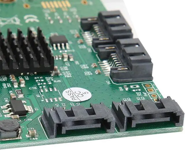 Alt view image 5 of 7 - Hard Disk Expansion Card,Hard Disk Expansion Card PCIE SATA 88SE9215 Portable Computer Accessories 6Gbps 2.0-Channel,Hard Drive Controller Card