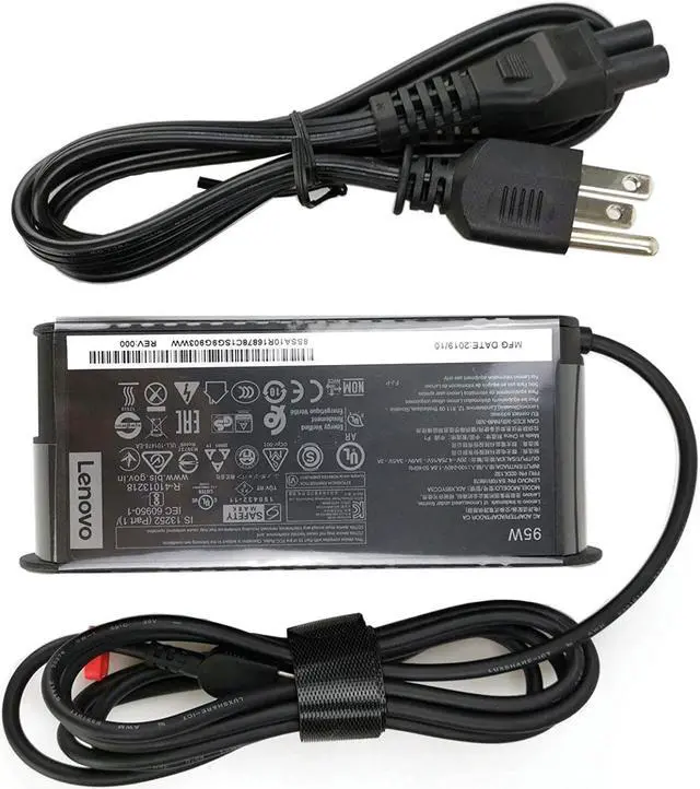 Alt view image 2 of 6 - Original 95W USB Type C - Y9000X Laptop Charger,T470S T480S AC Adapter
