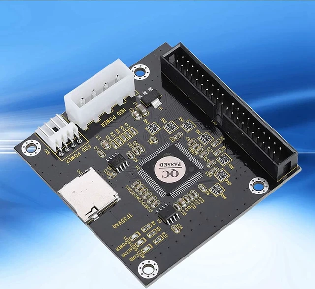 Alt view image 3 of 7 - ASHATA SD to 3.5in IDE,SD/SDHC/SDXC/MMC Memory Card to IDE 40Pin Male Adapter for DOS/Linux/Windows 98SE, Me, 2000, XP and for Vista.