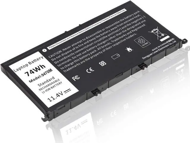 Alt view image 2 of 4 - 74Wh New Laptop Battery for Dell Inspiron 15 7000 7559 7567 7566 7759 7557 5577 INS15PD Series P57F P57F003 P65F P65F001 0GFJ6 71JF4 0GFJ6 071JF4 357F9