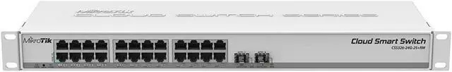 Alt view image 8 of 14 - MikroTik - CSS326-24G-2S+RM - Cloud Smart Switch 326-24G-2S+RM with 24x Gigabit Ethernet ports, 2x SFP+ cages, 1U
