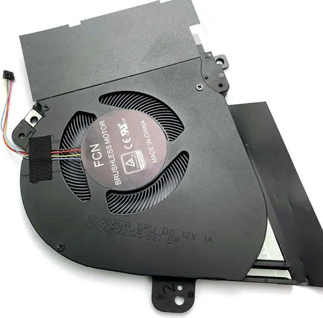 Alt view image 3 of 5 - Gpu and Cpu cooling fan for ASUS ROG Zephyrus GU502GW GU502DU GU502GV 12V voltage 1A