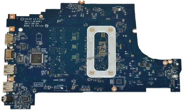 Alt view image 7 of 7 - Dell OEM Inspiron 5570 17 5770 Motherboard System Board Core i5 1.6GHz CPU F7MGJ