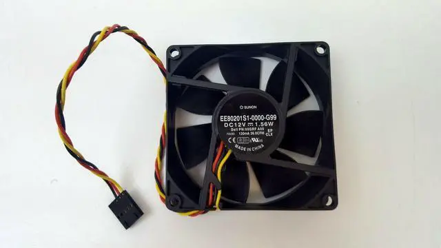 Alt view image 5 of 11 - DELL 99Grf 80 X20Mm 12V Fan Assembly For Optiplex 3010 Desktop