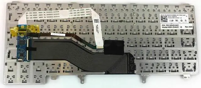 Alt view image 3 of 7 - New Spanish Dell OEM Latitude E6440 Laptop Keyboard Non-Backlit 4D57R