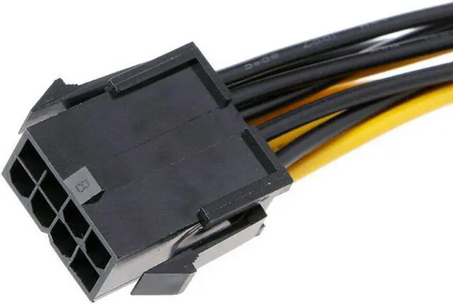 Alt view image 3 of 4 - (6-pack) PCI-E 8-pin to GPU 2x 6+2-pin Power Splitter Cable PCIE PCI Express