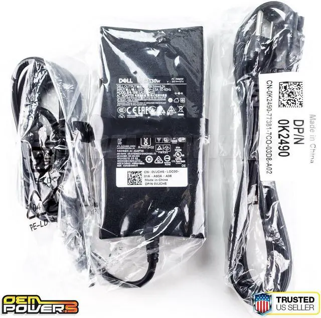 Main image of Genuine DELL Inspiron 15 5576 5577 Gaming P57F 130W Power Adapter Laptop Charger