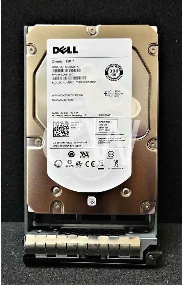 Alt view image 5 of 17 - Dell F617N 300 GB Hard Drive - 3.5" Internal - SAS (6Gb/s SAS)