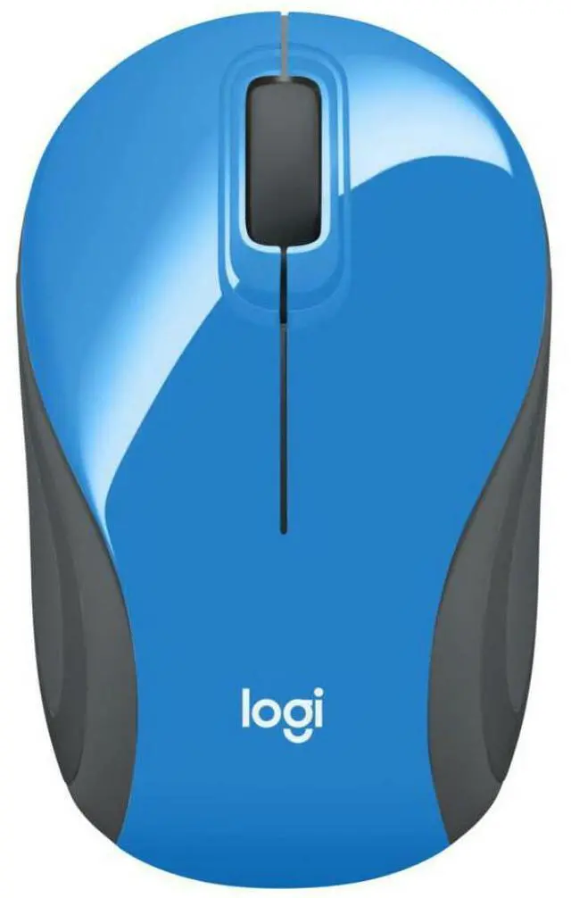 Main image of Logitech M187 Wireless Mini Mouse Pocket Portable Sized Blue/Black