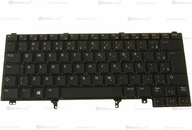 Alt view image 4 of 9 - New Brazilian Dell OEM Latitude E6440 Laptop Keyboard  Backlight WX4G9