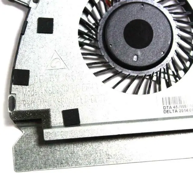 Alt view image 7 of 7 - Lot X5 Dell Vostro V5460 V5470 V5480 Left & Right CPU Fan HGT7X PPD50 KSB0605HC