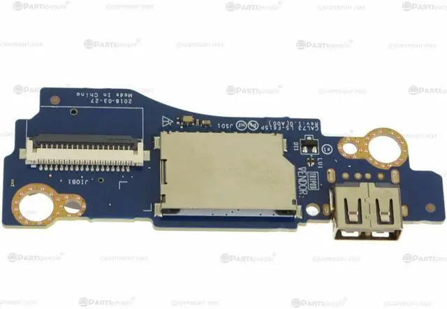 Alt view image 4 of 6 - Dell OEM G Series G3 3779 USB SD Card Reader IO Circuit Board 110K9