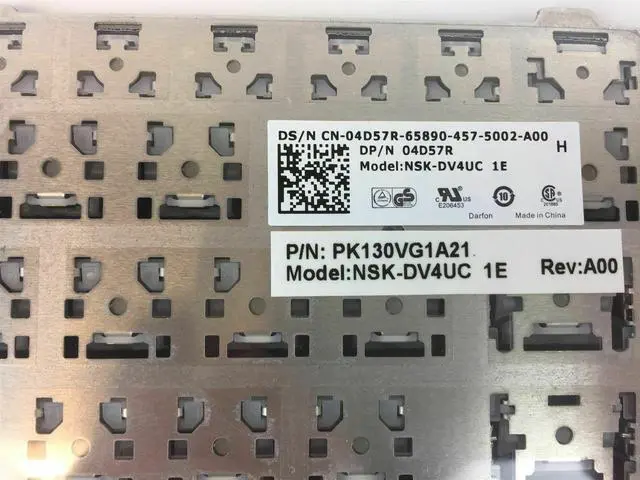 Alt view image 4 of 7 - New Spanish Dell OEM Latitude E6440 Laptop Keyboard Non-Backlit 4D57R
