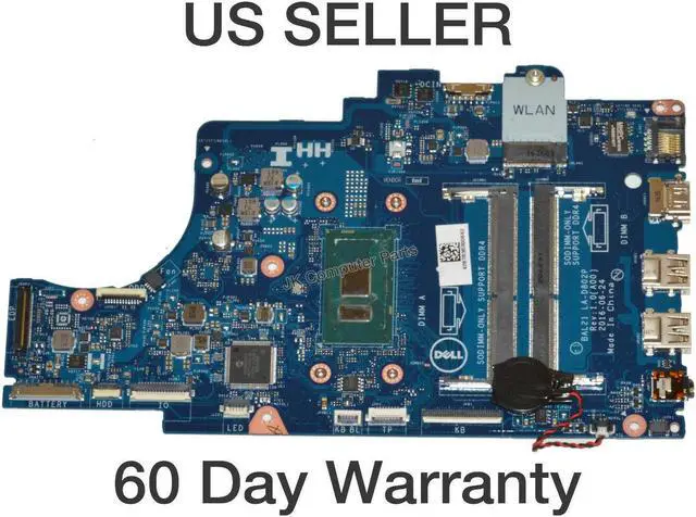 Main image of Dell OEM Inspiron 5567 and Inspiron 5767 System Board Core i5  Motherboard DG5G3