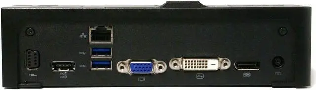 Alt view image 7 of 10 - Dell RMYTR Replicator E-Port 88 Pro3x Docking Station W/130W Adapter