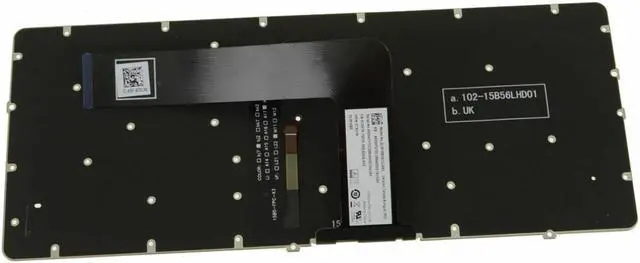 Alt view image 5 of 6 - New French English Dell OEM Chromebook 13 7310 Laptop Keyboard 7XHY9