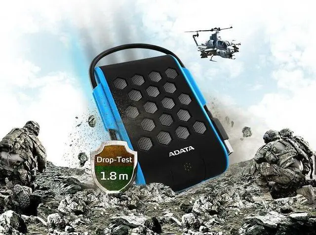 Alt view image 5 of 6 - ADATA Technology AHD720-2TU31-CBL Dashdrive Durable Hd720 2Tb Usb 3.1 External Hard Drive