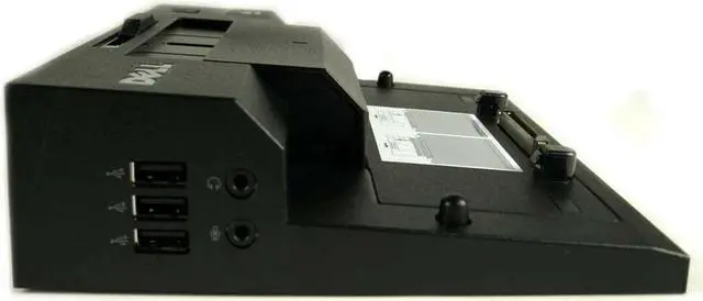 Alt view image 8 of 10 - Dell RMYTR Replicator E-Port 88 Pro3x Docking Station W/130W Adapter