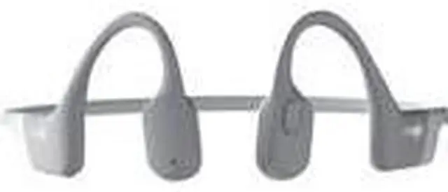 Alt view image 14 of 17 - Aftershokz Aeropex Bone Conduction Headset with Microphone (Lunar Gray)