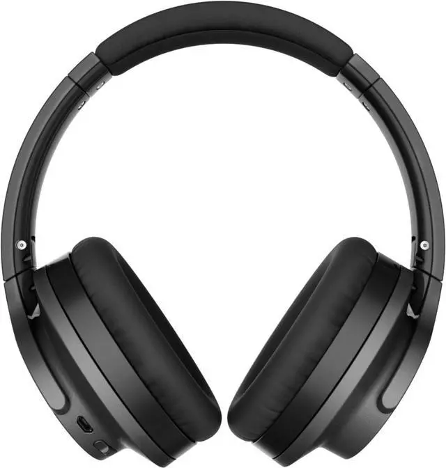 Alt view image 15 of 20 - Audio-Technica Black ATH-ANC700BTBK 3.5 mm (1/8") stereo mini-plug, L-shaped Connector QuietPoint Wireless Active Noise-Cancelling Headphones