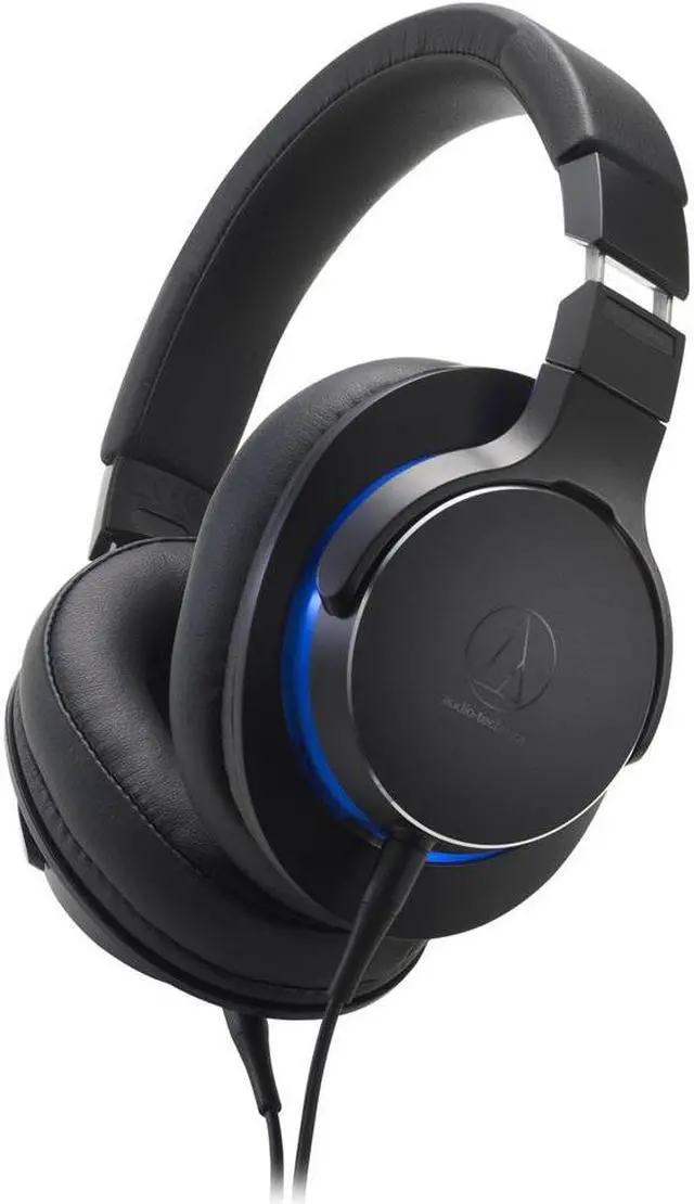 Alt view image 7 of 8 - Audio-Technica ATH-MSR7bBK Over-Ear High-Resolution Headphones, Black