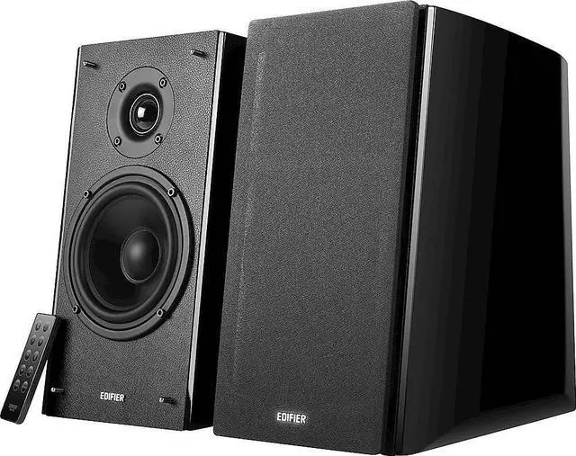 Alt view image 15 of 18 - Edifier R2000DB Powered Bluetooth Bookshelf Speakers - Near-Field Studio Monitors - Optical Input - 5 inch Subwoofer - 120 Watts RMS - Black
