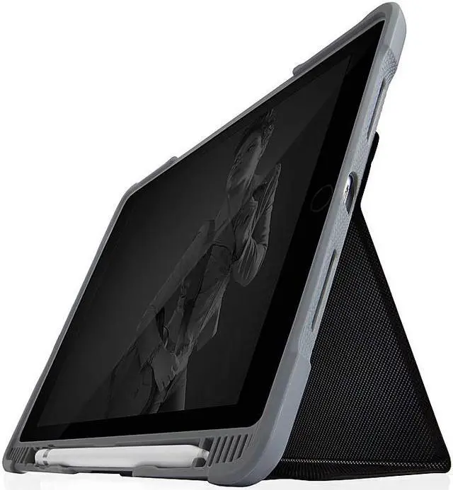 Alt view image 10 of 13 - STM Goods Dux Plus Duo Carrying Case for 10.2" Apple iPad (7th Generation) Tablet - Black