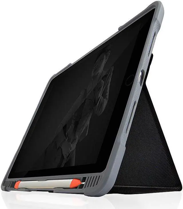 Alt view image 9 of 13 - STM Goods Dux Plus Duo Carrying Case for 10.2" Apple iPad (7th Generation) Tablet - Black