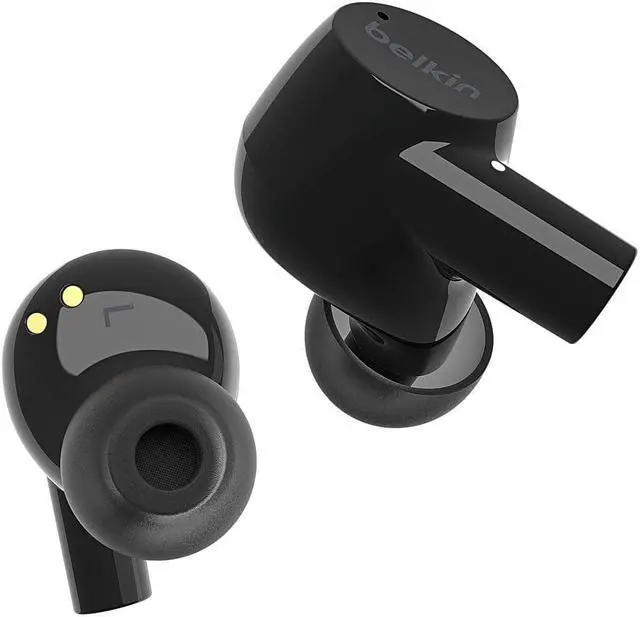 Alt view image 4 of 20 - Belkin SOUNDFORM Rise True Wireless Earbuds AUC004BTBK