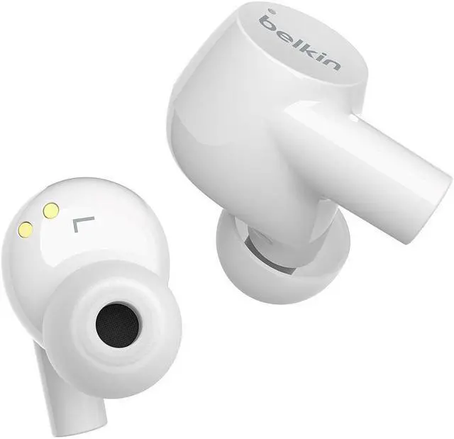 Alt view image 5 of 20 - New Belkin Auc004Btwh Soundform Rise True Wireless Earbuds