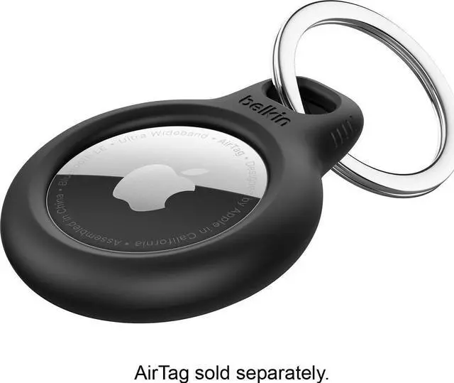 Alt view image 9 of 16 - Belkin Secure Holder with Key Ring for AirTag F8W973BTBLK