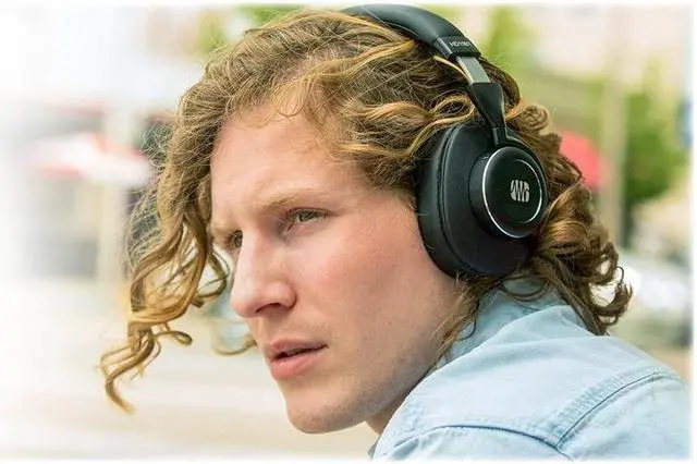 Alt view image 12 of 20 - PreSonus Eris HD10BT Professional Headphones with Active Noise Canceling and Bluetooth