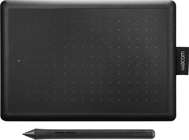 Alt view image 7 of 20 - One by Wacom - Graphic Drawing Tablet for Beginners, Small Black & Red, Compatible with Windows and Mac