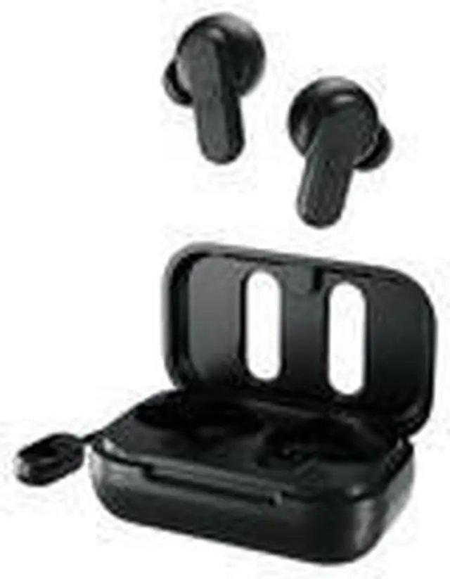Alt view image 4 of 16 - skullcandy dime true wireless in-ear earbud - true black