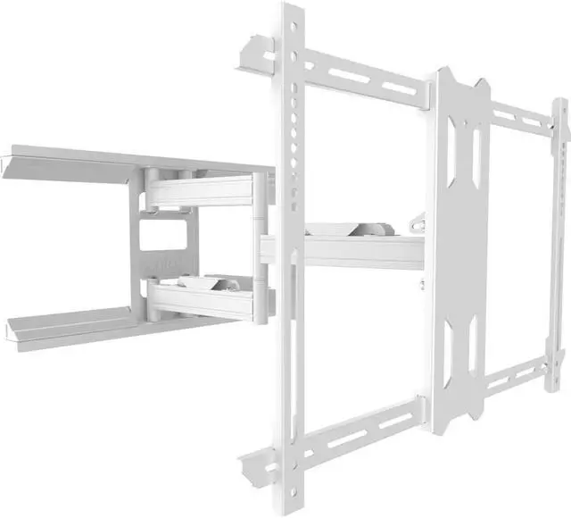 Alt view image 11 of 20 - Kanto PDX650 Articulating Full Motion TV Mount for 37" - 75" TV (White)