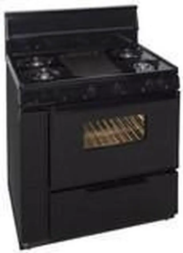 Main image of Peerless-Premier 36 Inch Three - Way Top Cordless Gas Range
