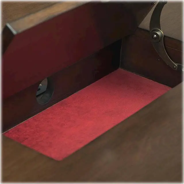 Alt view image 8 of 13 - Rylie Solid Wood  60 inch Wide Desk in Natural Aged Brown