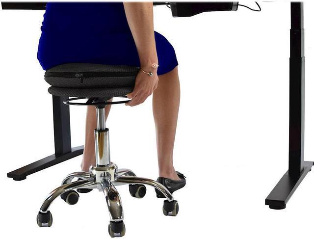 Alt view image 11 of 16 - Wobble Stool Air balance ball chair on wheels alternative rolling stool with wheels flexible seating classroom stools standing desk stool yoga ball chair adhd chair wobble stools for classroom seating