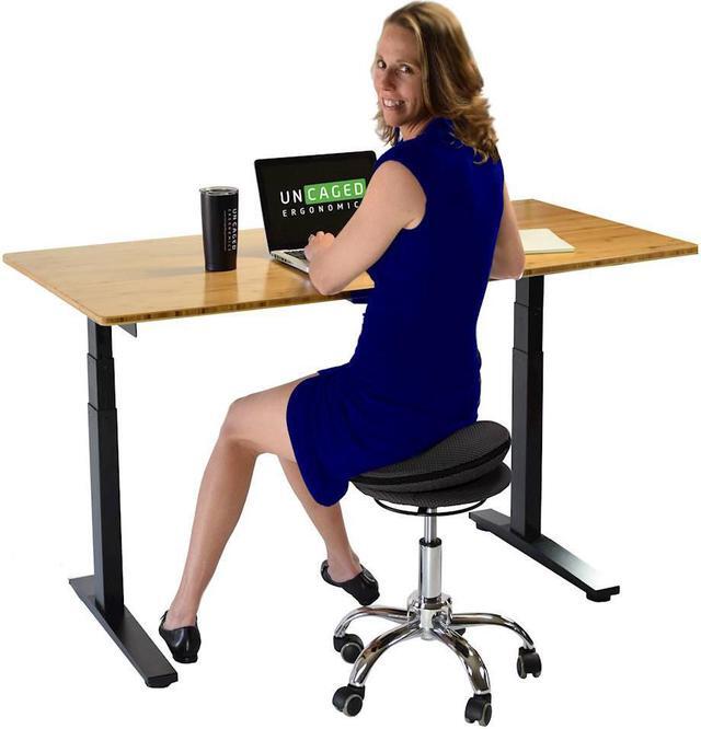 Alt view image 14 of 16 - Wobble Stool Air balance ball chair on wheels alternative rolling stool with wheels flexible seating classroom stools standing desk stool yoga ball chair adhd chair wobble stools for classroom seating